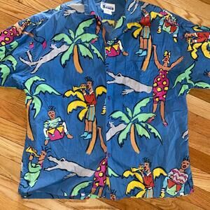Vintage Men’s Jams Hawaiian Shirt